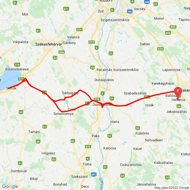 Name of route: 20220327 Siófok <br>Biker's name: Farkas Zoltán<br>Start: 2022.03.27.<br>Distance: 305.399 km<br>Average speed: 72 km/h<br> 20220327 Siófok