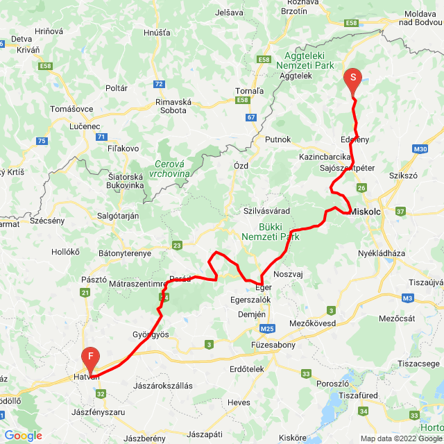 Nome della gita: 20220501_161018 vissza<br>Motorista: SeresG<br>Partenza: 2022.05.01.<br>Distanza: 192.21 km<br>Velocità media: 54 km/h<br> 20220501_161018 vissza