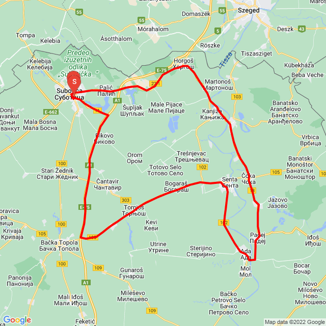 Nome della gita: 20220526_114319<br>Motorista: Krisztián<br>Partenza: 2022.05.26.<br>Distanza: 164.241 km<br>Velocità media: 67 km/h<br> 20220526_114319