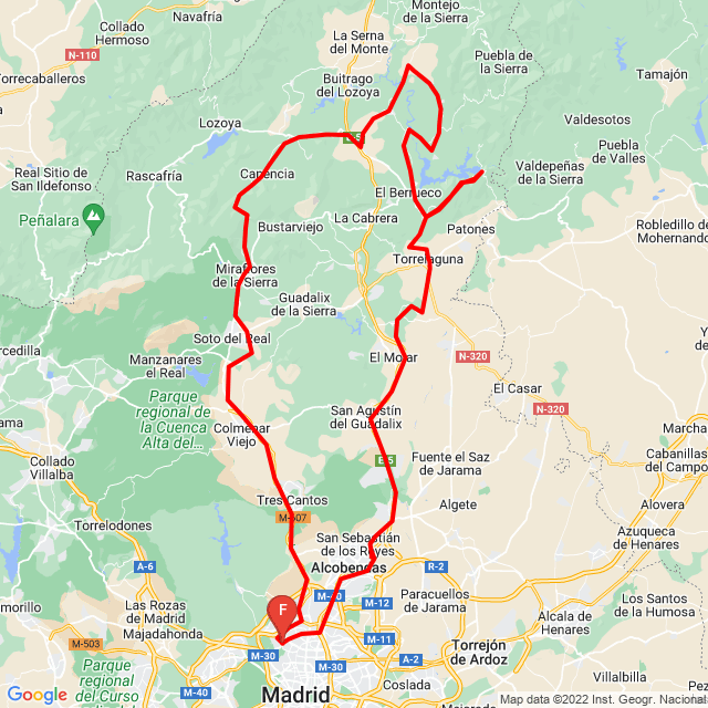 Nome della gita: 20220527_102926<br>Motorista: Miguel Angel<br>Partenza: 2022.05.27.<br>Distanza: 204.628 km<br>Velocità media: 61 km/h<br> 20220527_102926