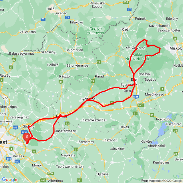 Útvonal neve: 2022 09 11 Szilvásvárad-Lilafüred<br>Motoros: Stróbel János Studi<br>Indulás: 2022.09.11.<br>Távolság: 362.508 km<br>Átlagsebesség: 62 km/h<br> 2022 09 11 Szilvásvárad-Lilafüred