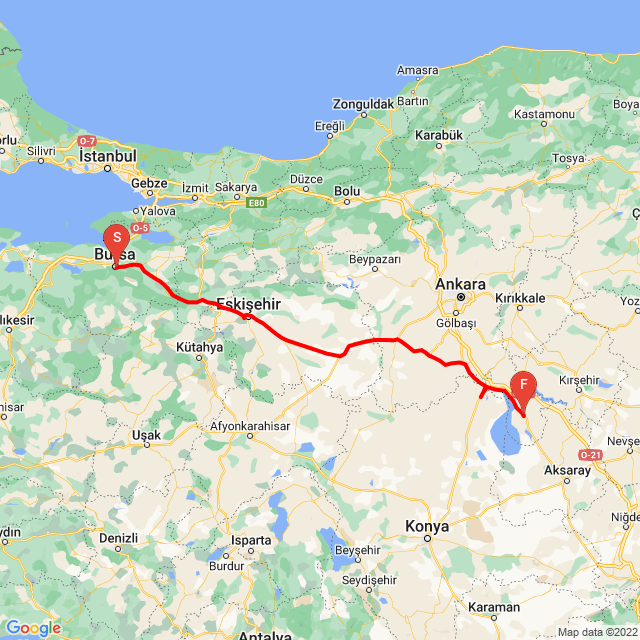 Bursa(TR)-Sereflikochisar(TR)