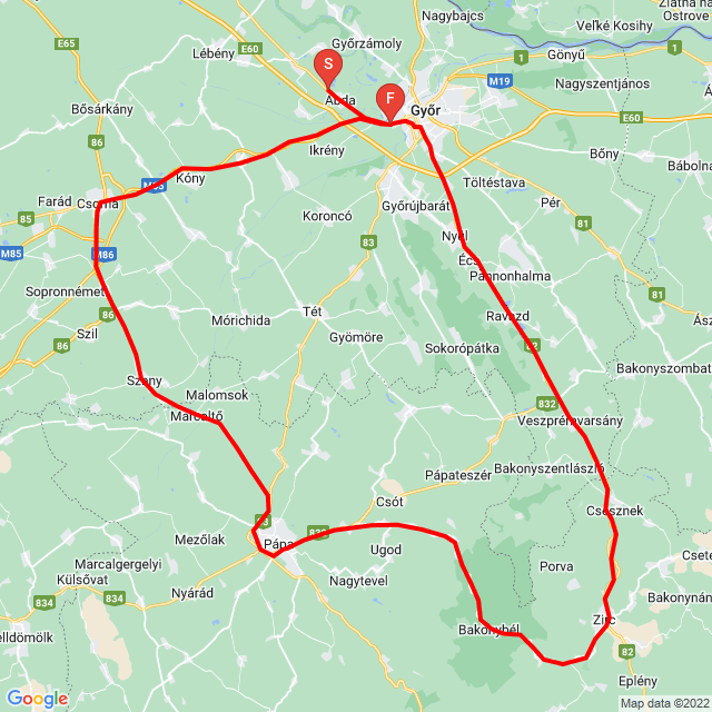 Útvonal neve: 20221018_125902<br>Motoros: Miki<br>Indulás: 2022.10.18.<br>Távolság: 179.463 km<br>Átlagsebesség: 67 km/h<br> 20221018_125902