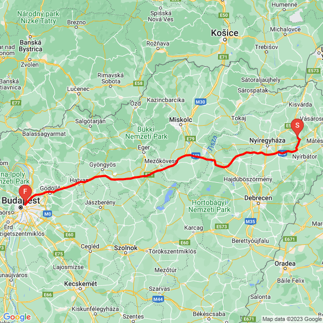 Name of route: 20230219_093531<br>Biker's name: Bito Arnold<br>Start: 2023.02.19.<br>Distance: 263.63 km<br>Average speed: 103 km/h<br> 20230219_093531