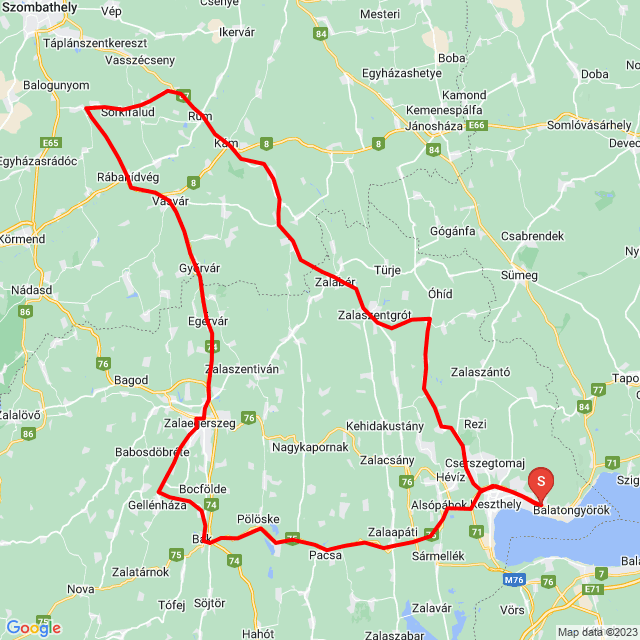 Name of route: 20230423_135526<br>Biker's name: Papp Attila<br>Start: 2023.04.23.<br>Distance: 187.68 km<br>Average speed: 74 km/h<br> 20230423_135526