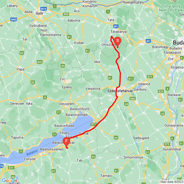 Name of route: 20230527_115201<br>Biker's name: Peka István<br>Start: 2023.05.27.<br>Distance: 118.809 km<br>Average speed: 70 km/h<br> 20230527_115201