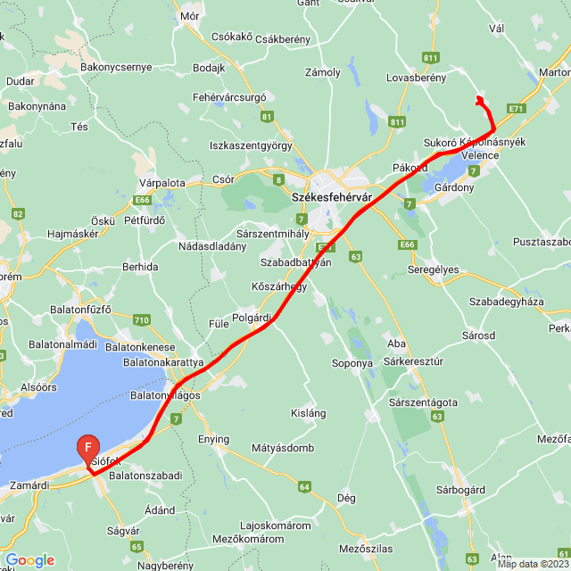 Name of route: 20230527_113127<br>Biker's name: Zwickl László<br>Start: 2023.05.27.<br>Distance: 138.241 km<br>Average speed: 102 km/h<br> 20230527_113127