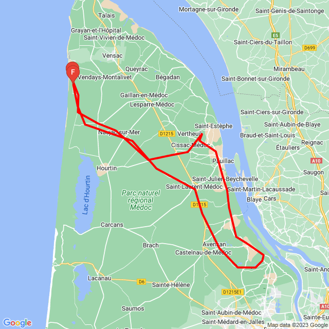 Name of route: 2023 Free Meeting 4. nap<br>Biker's name: Gabriel Kaynroh<br>Start: 2023.05.27.<br>Distance: 146.172 km<br>Average speed: 48 km/h<br> 2023 Free Meeting 4. nap