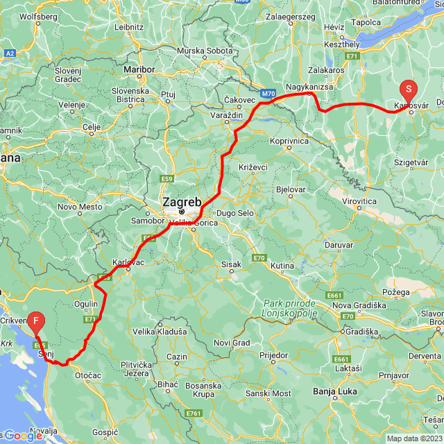 Name of route: Mostár 1 Nap<br>Biker's name: Maráz Ferenc<br>Start: 2023.06.11.<br>Distance: 394.646 km<br>Average speed: 71 km/h<br> Mostár 1 Nap