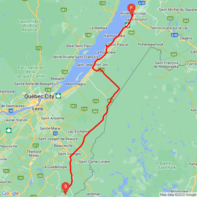 Name of route: 20220805_120019<br>Biker's name: Gaetan Souliere<br>Start: 2022.08.05.<br>Distance: 353.002 km<br>Average speed: 66 km/h<br> 20220805_120019