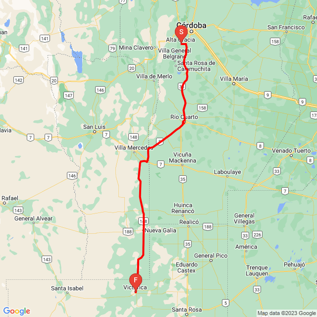 ALTA GRACIA a VICTORICA