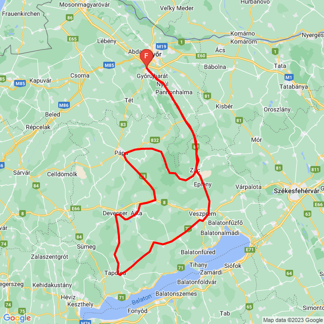 Nom du voyage: 20230618_080351<br>Motard: Szücs Roland<br>Départ: 2023.06.18.<br>Distance: 305.9 km<br>Vitesse moyenne: 80 km/h<br> 20230618_080351