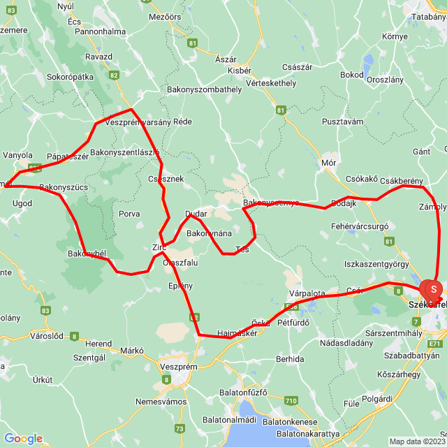 Nom du voyage: 20230617_132328<br>Motard: Gábor Balázs<br>Départ: 2023.06.17.<br>Distance: 221.958 km<br>Vitesse moyenne: 71 km/h<br> 20230617_132328