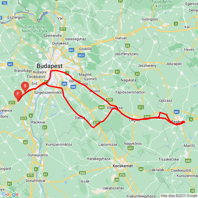 Name of route: 20230706_091825<br>Biker's name: Tibo<br>Start: 2023.07.06.<br>Distance: 289.113 km<br>Average speed: 63 km/h<br> 20230706_091825