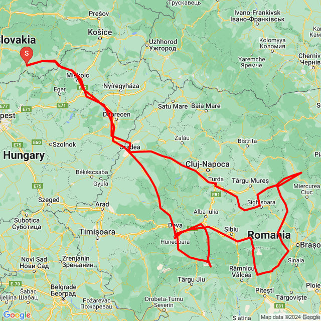 Nom du voyage: Slowmósön 2<br>Motard: Géza Póša<br>Départ: 2023.06.21.<br>Distance: 2201.6 km<br>Vitesse moyenne: 69 km/h<br> Slowmósön 2