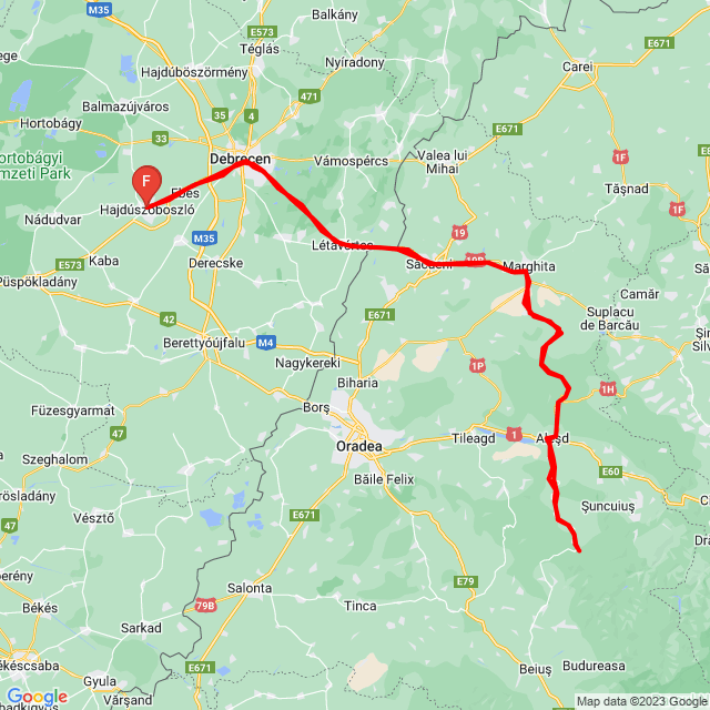 Nom du voyage: 6. túra '23<br>Motard: Hullár Gusztáv<br>Départ: 2023.09.11.<br>Distance: 338.76 km<br>Vitesse moyenne: 59 km/h<br> 6. túra