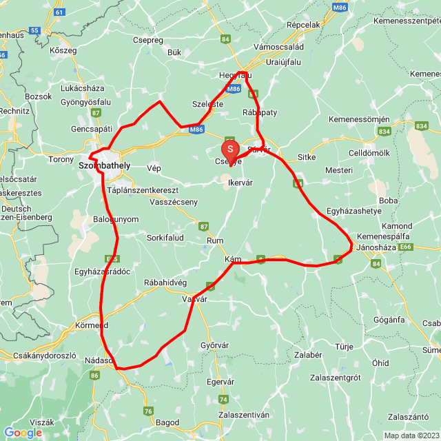 Nome della gita: vaskarika20230915_092007<br>Motorista: Hekfusz Attila<br>Partenza: 2023.09.15.<br>Distanza: 164.089 km<br>Velocità media: 60 km/h<br> vaskarika20230915_092007