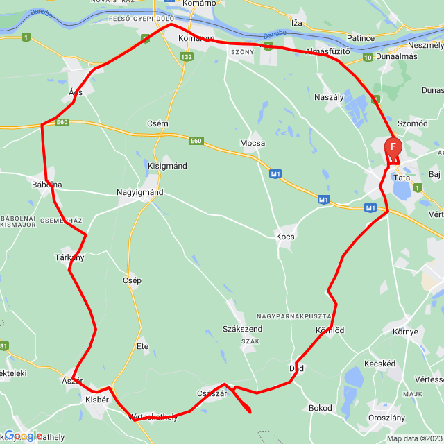 Name of route: 20231007_103749 Szép Szombat<br>Biker's name: Jeges Zoltán<br>Start: 2023.10.07.<br>Distance: 104.139 km<br>Average speed: 57 km/h<br> 20231007_103749 Szép Szombat