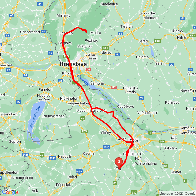 Name of route: 20231001_091453<br>Biker's name: Varga Tamás<br>Start: 2023.10.01.<br>Distance: 369.836 km<br>Average speed: 87 km/h<br> 20231001_091453