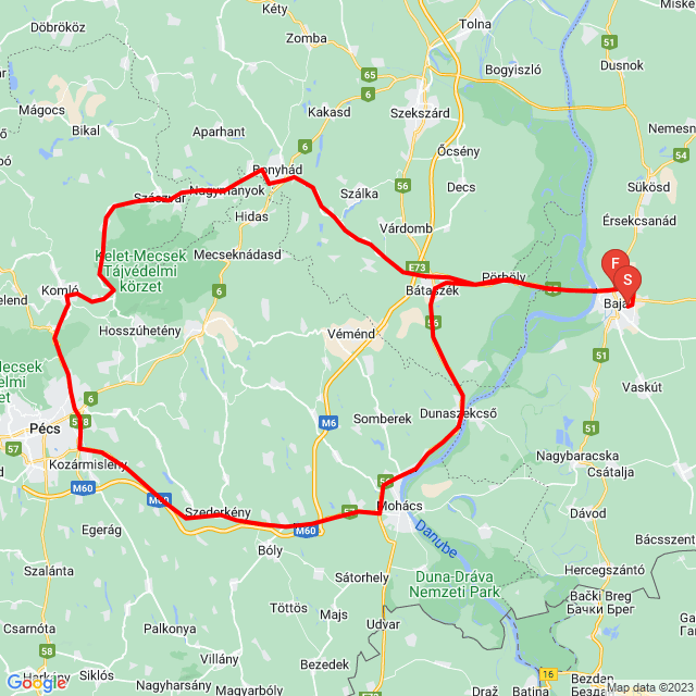 Nom du voyage: 20231007_144008<br>Motard: Boros Tibor<br>Départ: 2023.10.07.<br>Distance: 177.617 km<br>Vitesse moyenne: 68 km/h<br> 20231007_144008