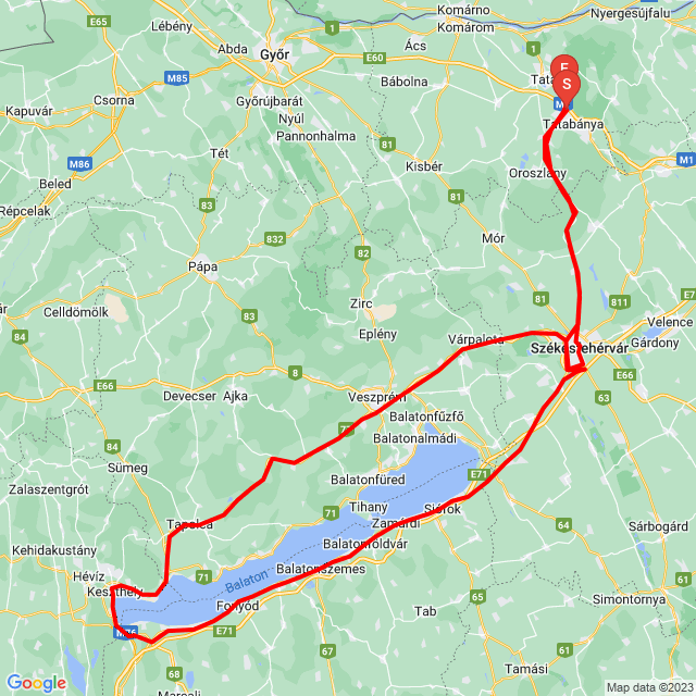 Nom du voyage: 20231007_092315<br>Motard: Balogh Roland<br>Départ: 2023.10.07.<br>Distance: 365.401 km<br>Vitesse moyenne: 81 km/h<br> 20231007_092315