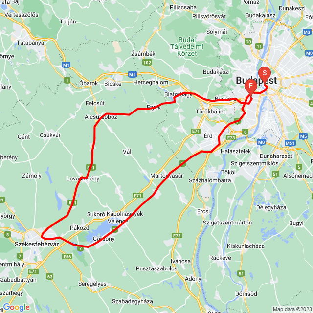 Name of route: 20231012_143710<br>Biker's name: Csibi<br>Start: 2023.10.12.<br>Distance: 141.25 km<br>Average speed: 61 km/h<br> 20231012_143710