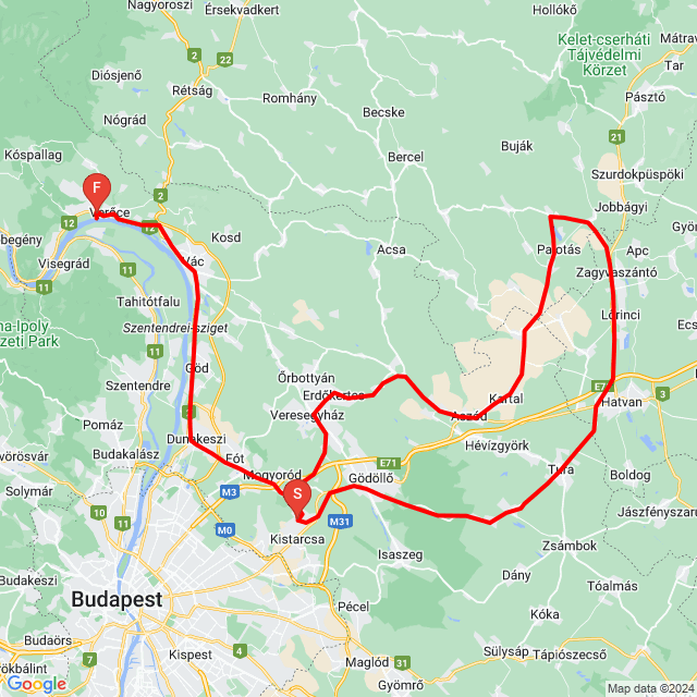 Nome della gita: 20240323_Szulikor<br>Motorista: Ferenc Németh<br>Partenza: 2024.03.23.<br>Distanza: 164.401 km<br>Velocità media: 55 km/h<br> 20240323_Szulikor