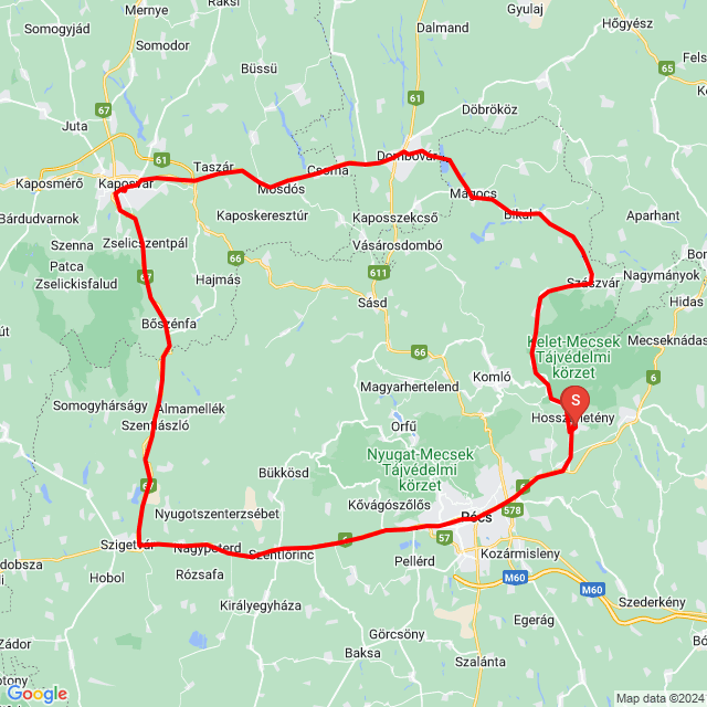 Nome della gita: 20240323_133115<br>Motorista: Doszpod Zoltán<br>Partenza: 2024.03.23.<br>Distanza: 173.54 km<br>Velocità media: 75 km/h<br> 20240323_133115