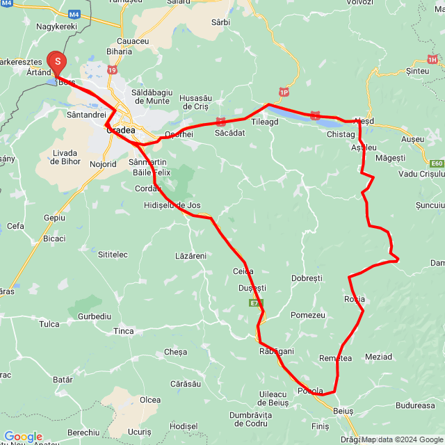 Élesd Belényes 2024 elso km k