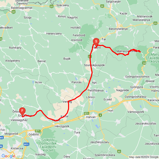 Name of route: 20240330_170718<br>Biker's name: Rajzó Gergő<br>Start: 2024.03.30.<br>Distance: 122.754 km<br>Average speed: 74 km/h<br> 20240330_170718