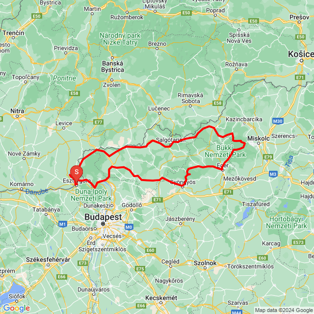 Name of route: 20240330_080035<br>Biker's name: Szilvia Ladányi<br>Start: 2024.03.30.<br>Distance: 485.197 km<br>Average speed: 68 km/h<br> 20240330_080035