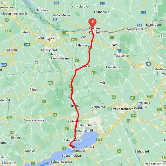 Name of route: 20240330_162049<br>Biker's name: Sidy<br>Start: 2024.03.30.<br>Distance: 238.088 km<br>Average speed: 71 km/h<br> 20240330_162049