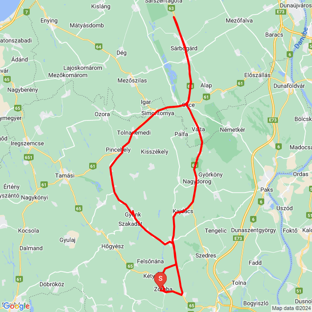 Name of route: 20240330_094909<br>Biker's name: Jano<br>Start: 2024.03.30.<br>Distance: 151.326 km<br>Average speed: 61 km/h<br> 20240330_094909