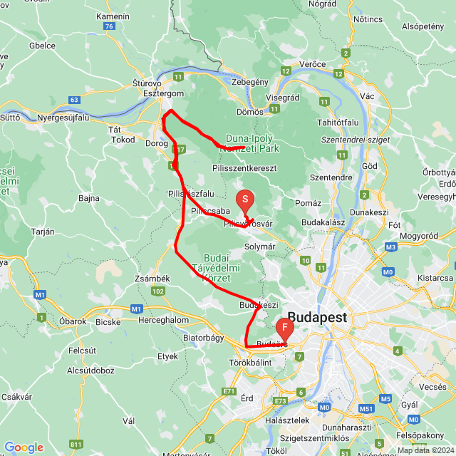 Name of route: 20240331_122038<br>Biker's name: Róbert Erber<br>Start: 2024.03.31.<br>Distance: 109.748 km<br>Average speed: 67 km/h<br> 20240331_122038
