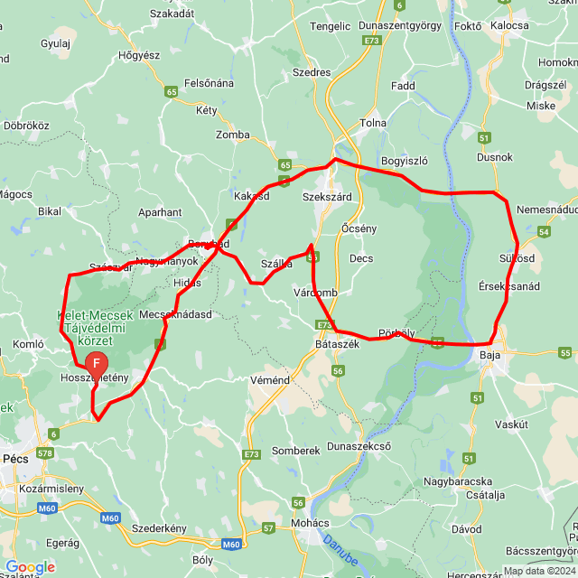 Name of route: 20240404_144030<br>Biker's name: Doszpod Zoltán<br>Start: 2024.04.04.<br>Distance: 180.249 km<br>Average speed: 77 km/h<br> 20240404_144030