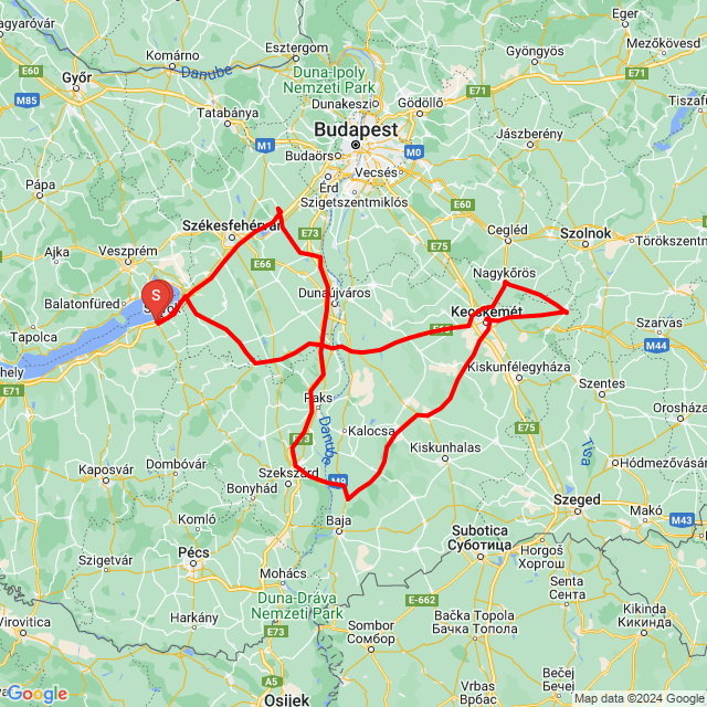 Name of route: 20240406_Kmét<br>Biker's name: Zwickl László<br>Start: 2024.04.06.<br>Distance: 539.656 km<br>Average speed: 85 km/h<br> 20240406_Kmét
