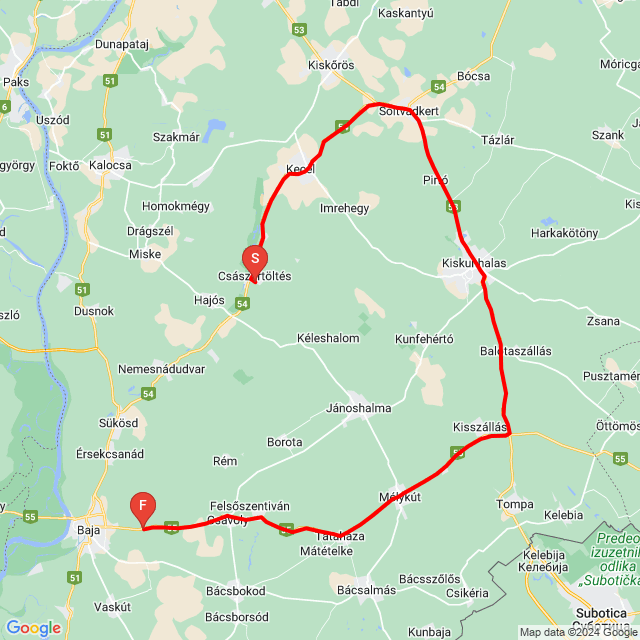 Nom du voyage: 20240413_164152<br>Motard: Ligetfalvi Szilvia<br>Départ: 2024.04.13.<br>Distance: 106.8 km<br>Vitesse moyenne: 64 km/h<br> 20240413_164152