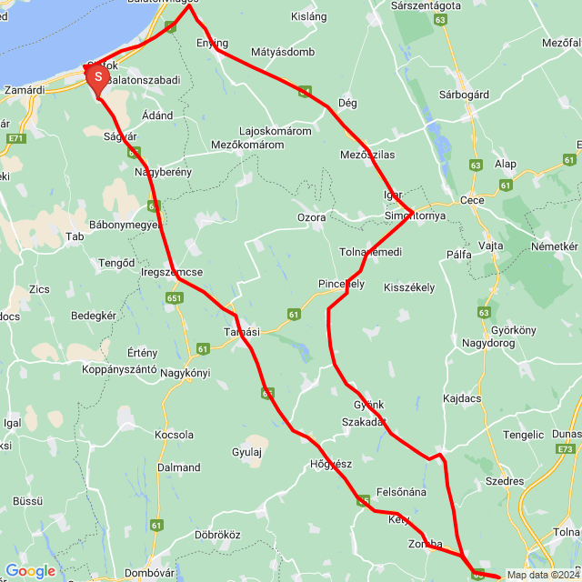 Nom du voyage: 20240413_140217<br>Motard: Bencsik János<br>Départ: 2024.04.13.<br>Distance: 197.718 km<br>Vitesse moyenne: 69 km/h<br> 20240413_140217