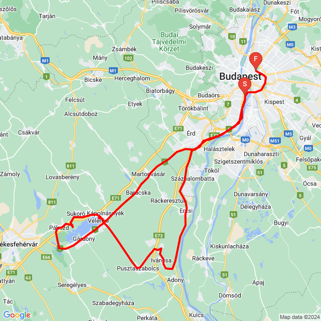 Name of route: 20240501_102304<br>Biker's name: Besenyei Mónika<br>Start: 2024.05.01.<br>Distance: 172.993 km<br>Average speed: 66 km/h<br> 20240501_102304