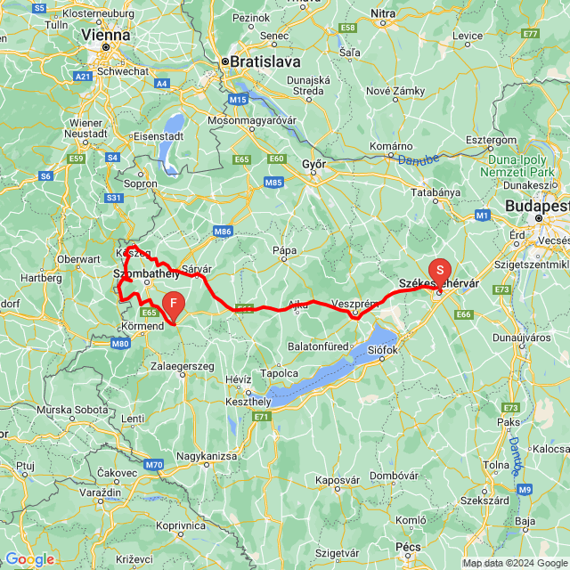 Name of route: 20240511_072047<br>Biker's name: Pinke János<br>Start: 2024.05.11.<br>Distance: 258 km<br>Average speed: 56 km/h<br> 20240511_072047