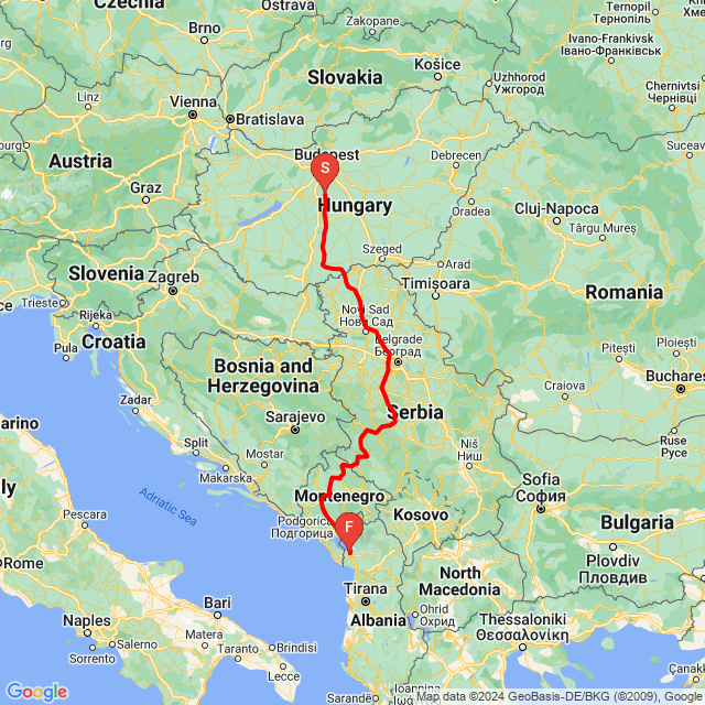 Name of route: Albánia<br>Biker's name: Zsolt<br>Start: 2024.05.18.<br>Distance: 915.177 km<br>Average speed: 65 km/h<br> Albánia