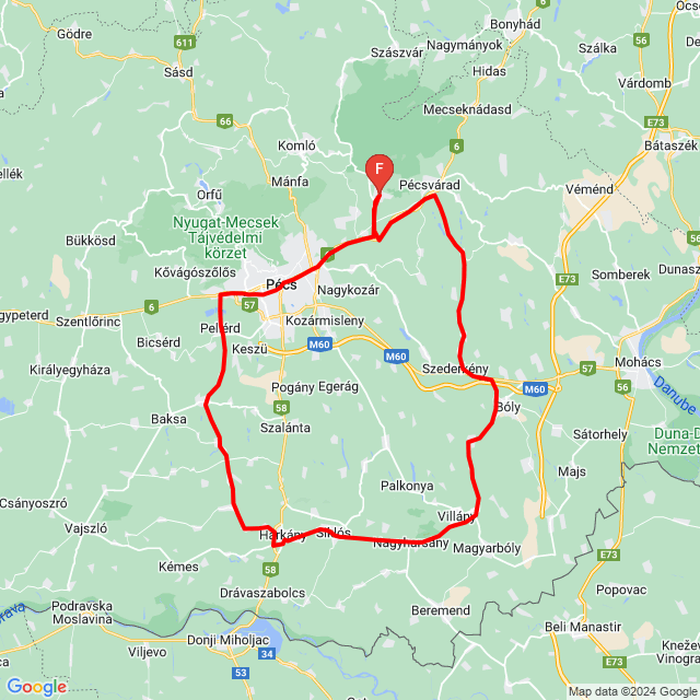 Name of route: 20240518_150840<br>Biker's name: Doszpod Zoltán<br>Start: 2024.05.18.<br>Distance: 123.919 km<br>Average speed: 77 km/h<br> 20240518_150840