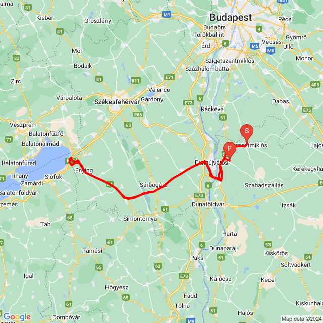 Name of route: 20240519_124224<br>Biker's name: Deli János<br>Start: 2024.05.19.<br>Distance: 209.108 km<br>Average speed: 76 km/h<br> 20240519_124224