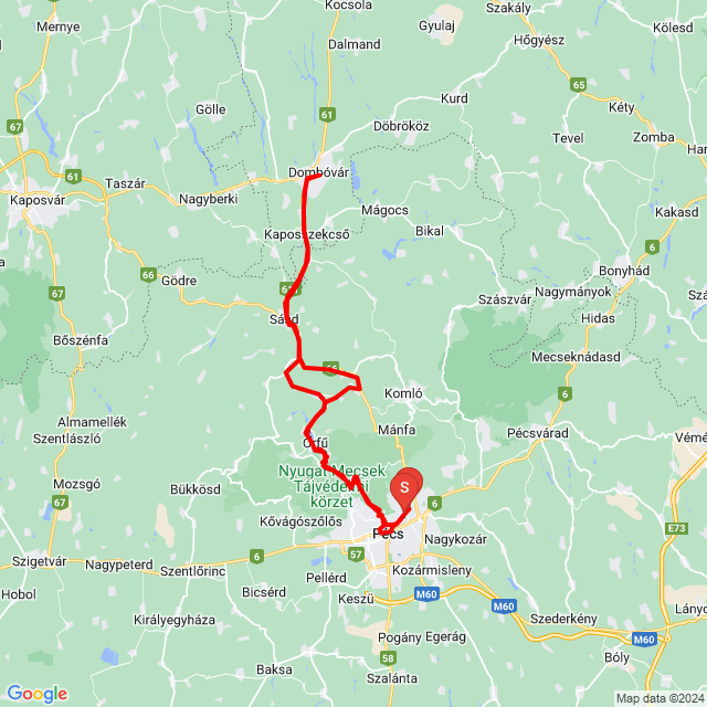 Nome della gita: 20240520_114511<br>Motorista: Arató Ernő<br>Partenza: 2024.05.20.<br>Distanza: 112.654 km<br>Velocità media: 52 km/h<br> 20240520_114511