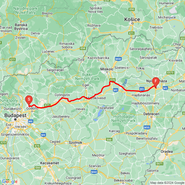 Nom du voyage: 20240627_053538<br>Motard: Rajzó Gergő<br>Départ: 2024.06.27.<br>Distance: 226.218 km<br>Vitesse moyenne: 85 km/h<br> 20240627_053538
