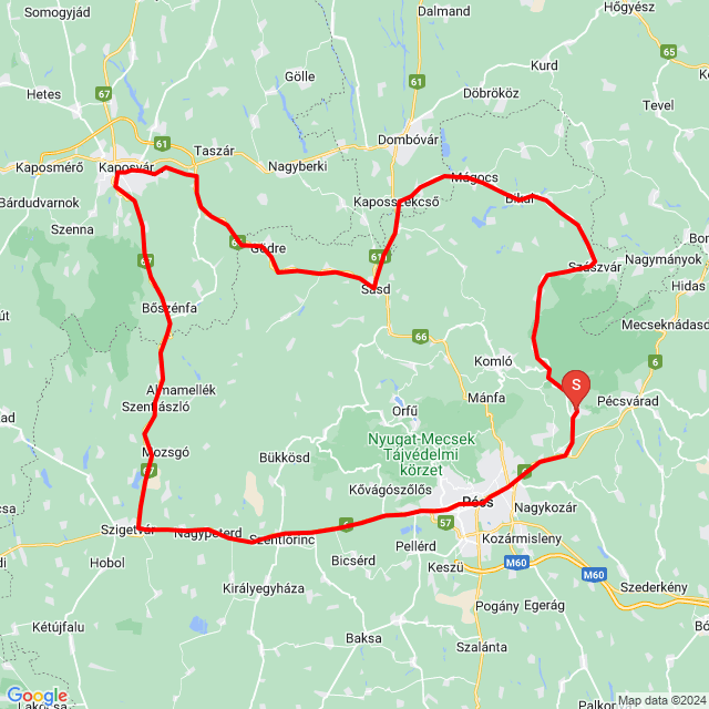 Nom du voyage: 20240616_162540<br>Motard: Doszpod Zoltán<br>Départ: 2024.06.16.<br>Distance: 178.454 km<br>Vitesse moyenne: 78 km/h<br> 20240616_162540