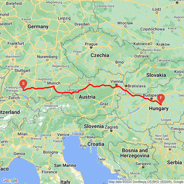 Nom du voyage: 20240627_075243<br>Motard: Kónya Krisztián<br>Départ: 2024.06.27.<br>Distance: 936.693 km<br>Vitesse moyenne: 94 km/h<br> 20240627_075243
