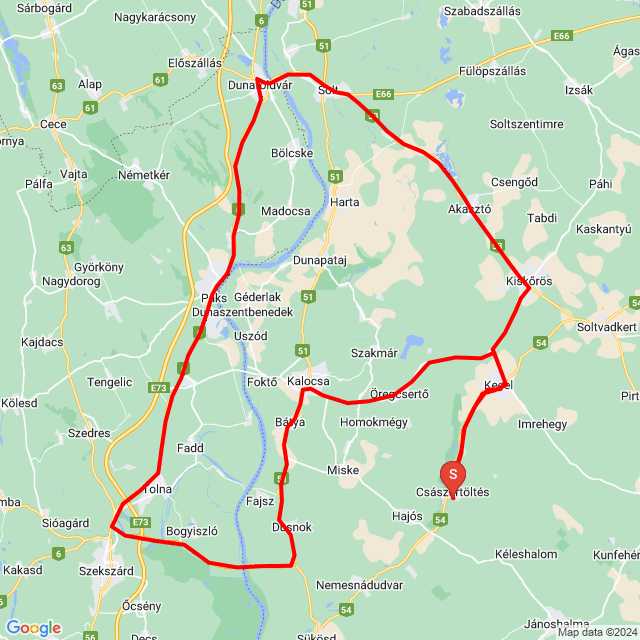 Name of route: 20240630_155927<br>Biker's name: Ligetfalvi Szilvia<br>Start: 2024.06.30.<br>Distance: 196.454 km<br>Average speed: 67 km/h<br> 20240630_155927