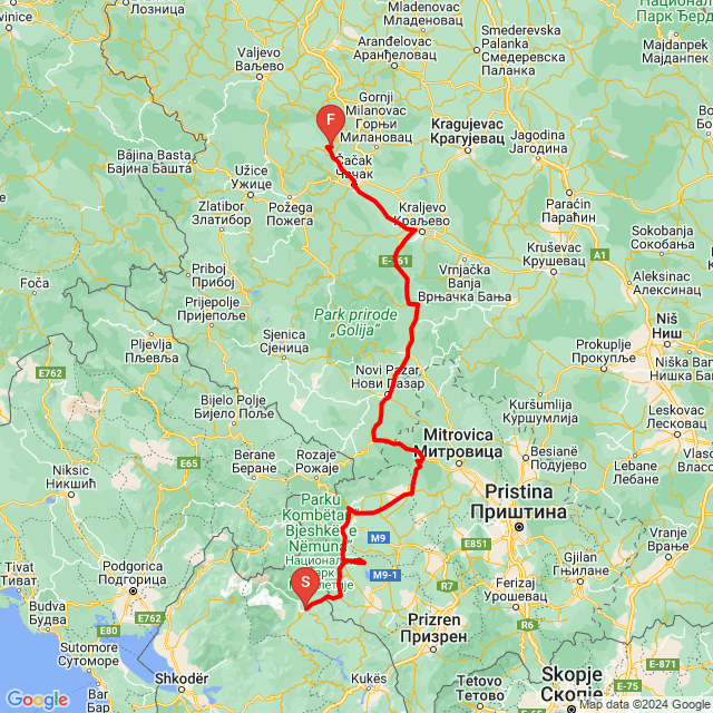 Name of route: 20240629_Albánia 8.nap<br>Biker's name: Stróbel János Studi<br>Start: 2024.06.29.<br>Distance: 349.077 km<br>Average speed: 61 km/h<br> 20240629_Albánia 8.nap