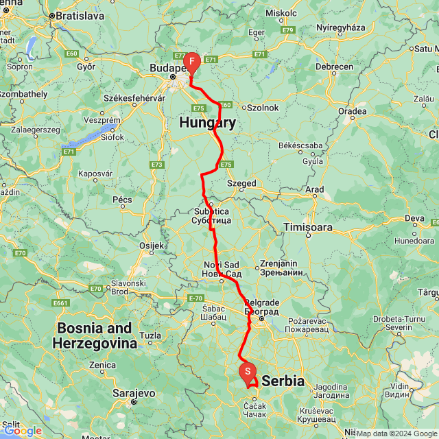 Name of route: 20240630_Albánia 9. nap<br>Biker's name: Stróbel János Studi<br>Start: 2024.06.30.<br>Distance: 514.389 km<br>Average speed: 100 km/h<br> 20240630_Albánia 9. nap